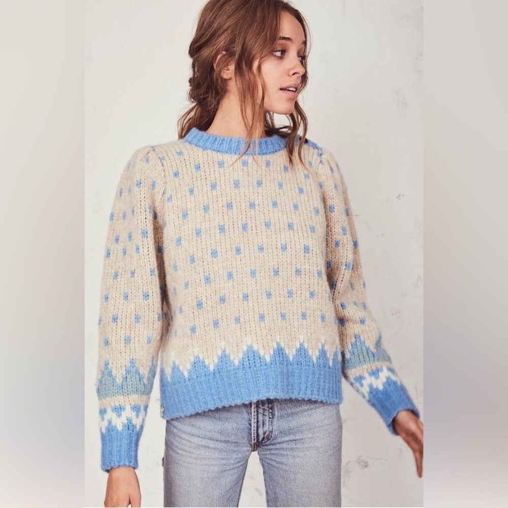 LoveShackFancy Rosie Alpaca Sweater, size Small - Picture 7 of 14